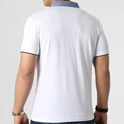 Vente flash 🎁 Polo Manches Courtes 20484 Blanc de Classic Series 🛒 -HautStyle Boutique classic series 307327 20484 WHITE 20220304T145542 04