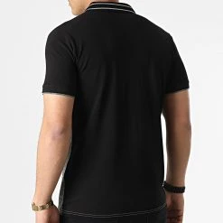 Coupon ⌛ Polo Manches Courtes 20237 Noir Gris Anthracite Chiné de Classic Series 😍 -HautStyle Boutique classic series 307336 20237 BLACK 20220304T145929 04