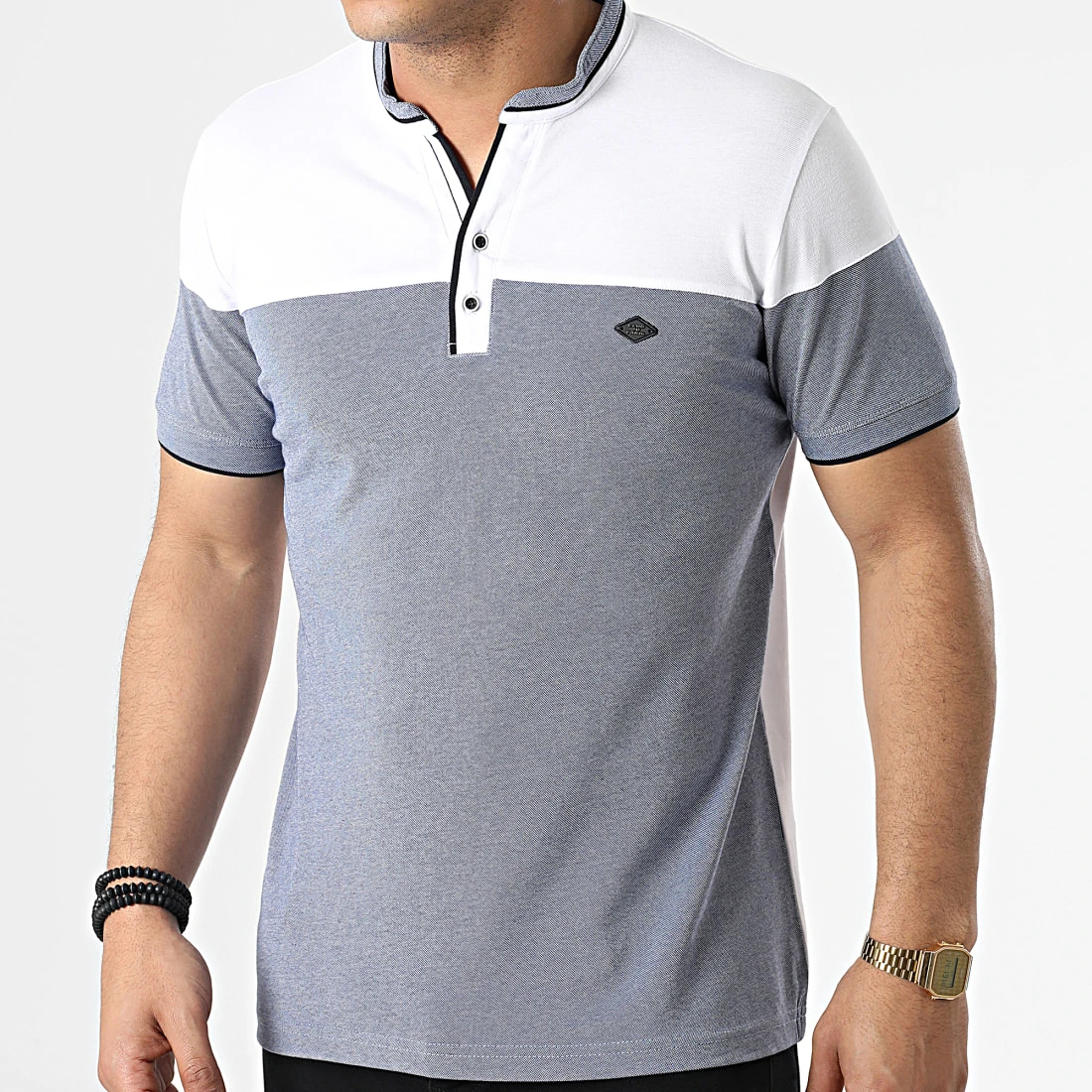 Meilleure vente 😍 Polo Manches Courtes 20179 Bleu Blanc de Classic Series ⭐ 3 Meilleure vente 😍 Polo Manches Courtes 20179 Bleu Blanc de Classic Series ⭐