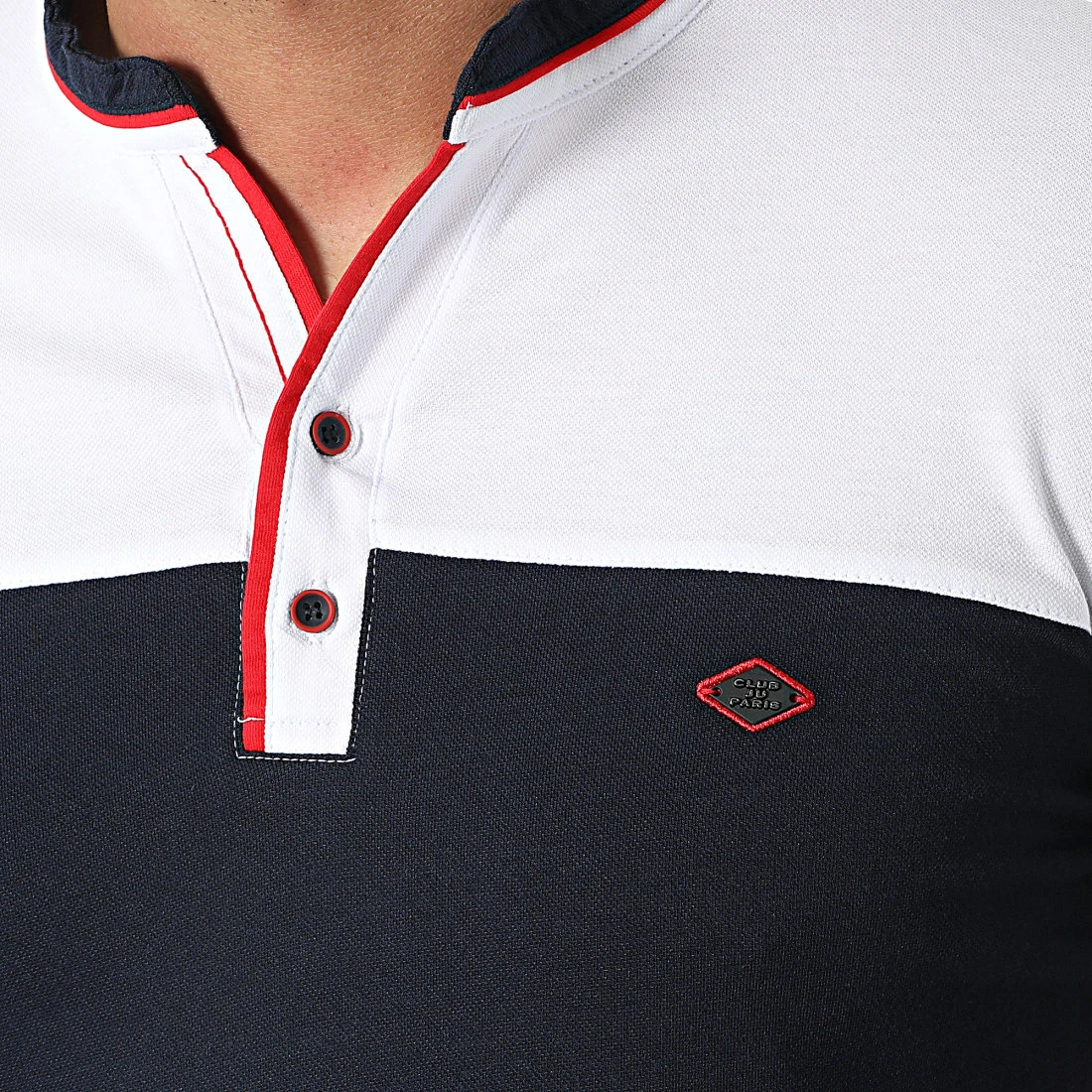 Le moins cher ❤️ Polo Manches Courtes 20179 Bleu Marine Blanc de Classic Series 😍 4 Le moins cher ❤️ Polo Manches Courtes 20179 Bleu Marine Blanc de Classic Series 😍 – Image 2