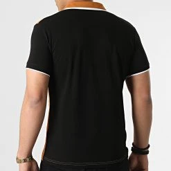 Meilleure affaire 😉 Polo Manches Courtes 20285 Camel Noir de Classic Series ⌛ -HautStyle Boutique classic series 307382 20285 TABAC 20220304T145808 04