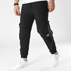 Acheter 🔔 Pantalon Cargo G22-638 Noir de Classic Series 🧨
