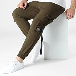 Nouveau 🧨 Pantalon Cargo G22-638 Vert Kaki de Classic Series 🌟 -HautStyle Boutique classic series 307397 G22 638 HAKI 20220408T113710 03