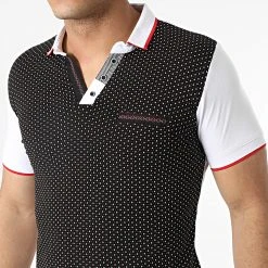 Acheter 🎁 Polo Manches Courtes 20315 Noir Blanc de Classic Series 🥰 -HautStyle Boutique classic series 307409 20315 BLACK 20220304T145309 02