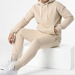 Promo 🔥 Ensemble De Survetement F22-901 Beige de Classic Series ⌛