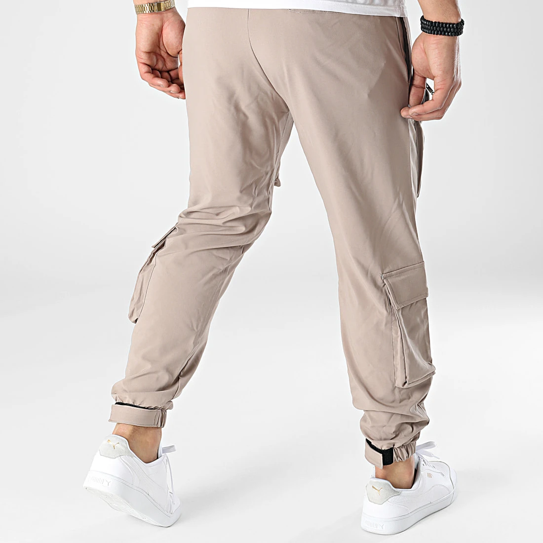 Budget 😍 Jogger Pant G22-637 Taupe de Classic Series 😍 6 Budget 😍 Jogger Pant G22-637 Taupe de Classic Series 😍 – Image 4