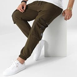 Remise 🛒 Pantalon Cargo G22-639 Vert Kaki de Classic Series 😍 -HautStyle Boutique classic series 307447 G22 639 HAKI 20220304T151616 03