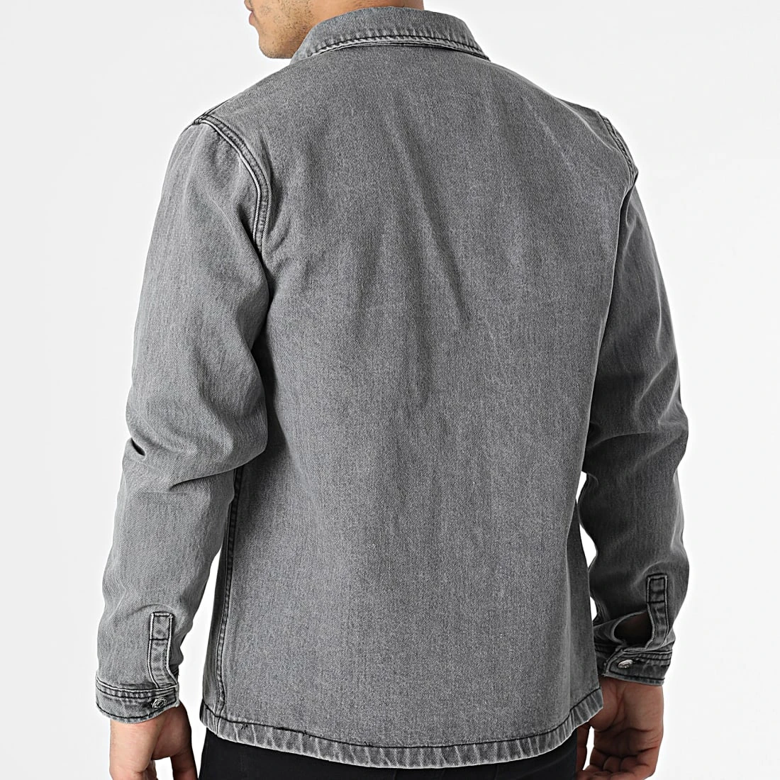 Promo ❤️ Surchemise DP3007 Gris de Classic Series 💯 6 Promo ❤️ Surchemise DP3007 Gris de Classic Series 💯 – Image 4