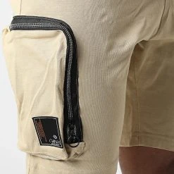 Grosses soldes 🌟 Ensemble Tee Shirt A Poche Poitrine Et Short Jogging G22-632 Beige de Classic Series ❤️ -HautStyle Boutique classic series 308431 G22 632T BEJ 20220310T155126 02