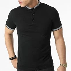 Le moins cher ⭐ Polo A Manches Courtes 1095 Noir de Classic Series ✔️ -HautStyle Boutique classic series 309230 ERS 1095 SIYAH 20220318T160431 03