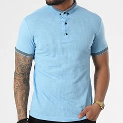 Meilleure affaire ⭐ Polo A Manches Courtes 1095 Bleu Clair de Classic Series 😉 -HautStyle Boutique classic series 309236 ERS 1095 MAVI 20220317T154954 03