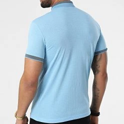 Meilleure affaire ⭐ Polo A Manches Courtes 1095 Bleu Clair de Classic Series 😉 -HautStyle Boutique classic series 309236 ERS 1095 MAVI 20220317T154955 04