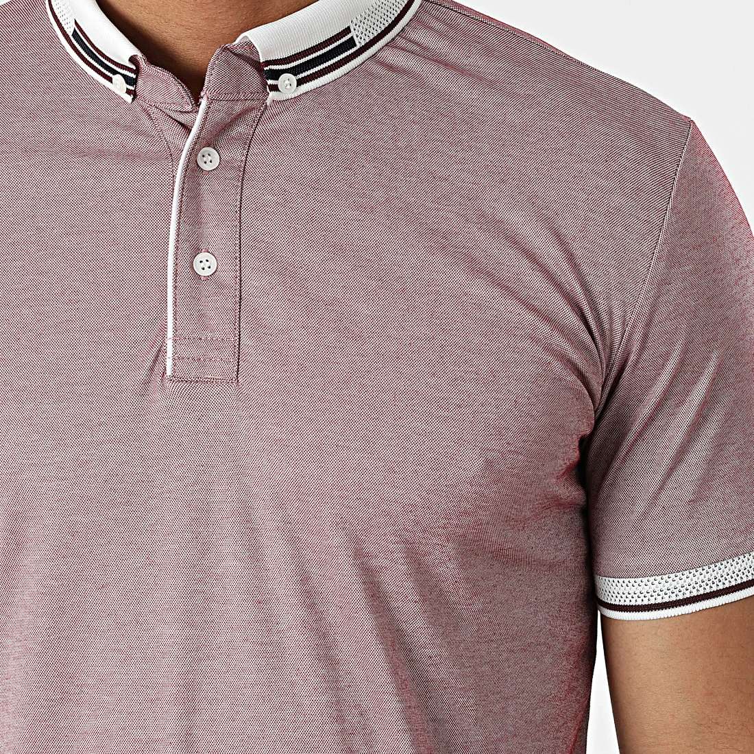 Meilleure vente ✨ Polo A Manches Courtes 1041 Bordeaux Chiné de Classic Series ⭐ 4 Meilleure vente ✨ Polo A Manches Courtes 1041 Bordeaux Chiné de Classic Series ⭐ – Image 2