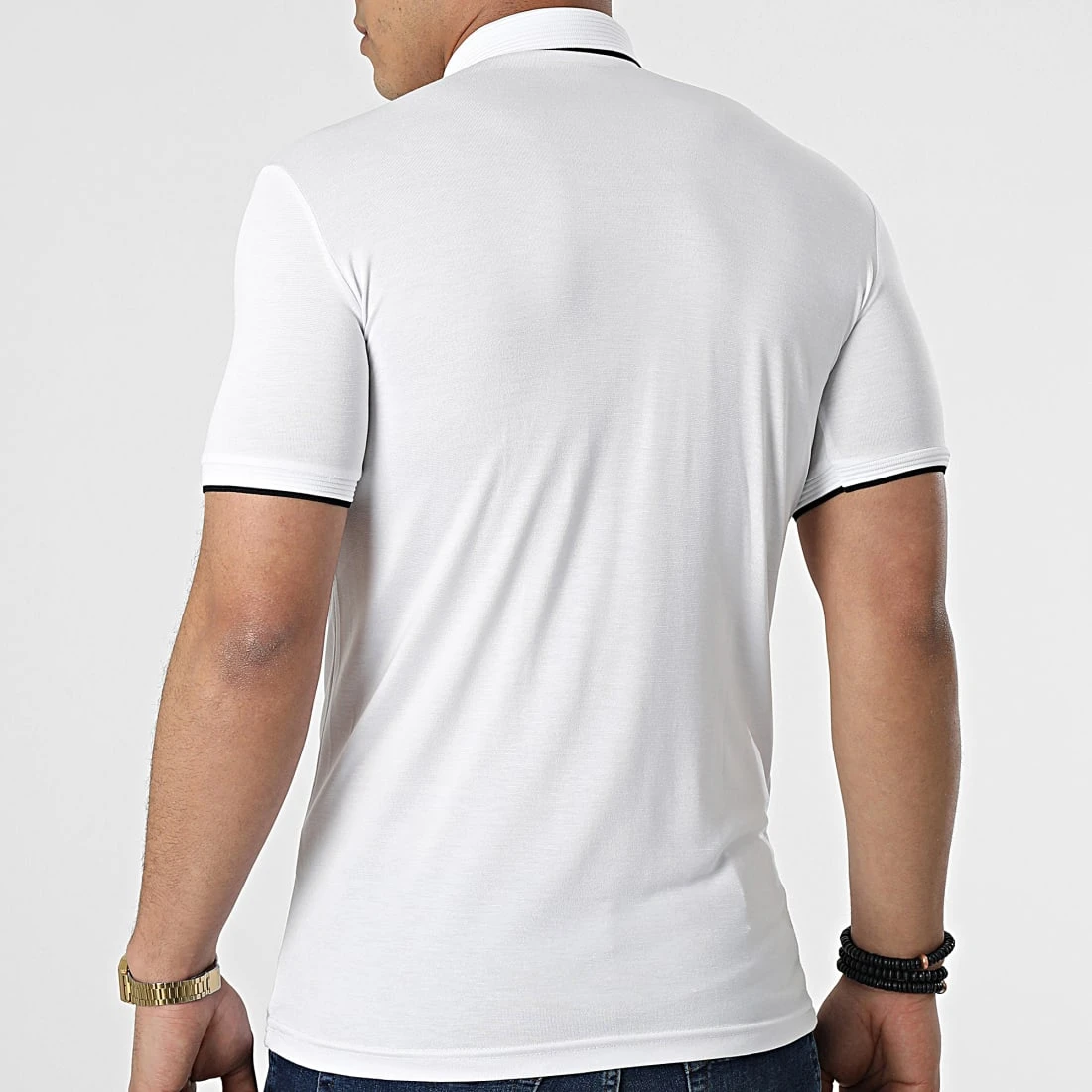 Meilleure affaire 🎉 Polo A Manches Courtes 1723 Blanc de Classic Series ⭐ 6 Meilleure affaire 🎉 Polo A Manches Courtes 1723 Blanc de Classic Series ⭐ – Image 4