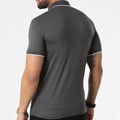 Tout neuf 🛒 Polo A Manches Courtes 1723 Gris Anthracite de Classic Series ⭐ -HautStyle Boutique classic series 309261 ERS 1723 ANTARSIT 20220317T154346 04