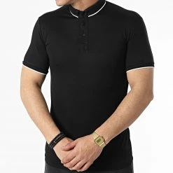 Vente flash 🎉 Polo A Manches Courtes 1723 Noir de Classic Series 🎁 -HautStyle Boutique classic series 309262 ERS 1723 SIYAH 20220318T160416 03