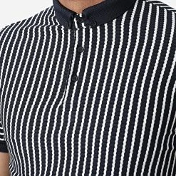 Promo 🛒 Polo A Manches Courtes 1750 Bleu Marine Blanc de Classic Series 🛒 -HautStyle Boutique classic series 309265 ERS 1750 LACI EKRU 20220408T110447 02