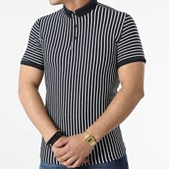 Promo 🛒 Polo A Manches Courtes 1750 Bleu Marine Blanc de Classic Series 🛒 -HautStyle Boutique classic series 309265 ERS 1750 LACI EKRU 20220408T110449 03