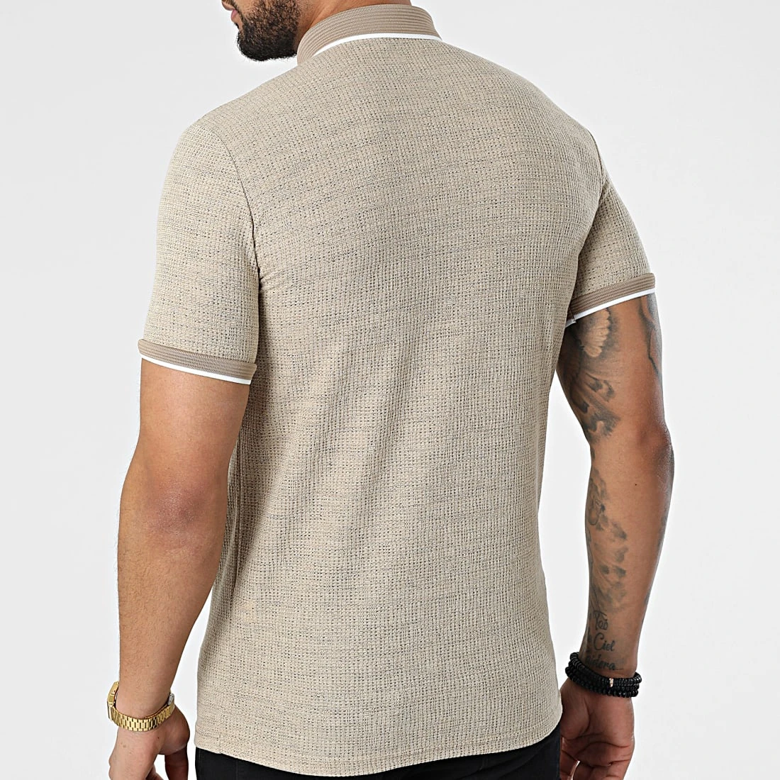 Coupon ✨ Polo A Manches Courtes 1246 Beige de Classic Series 🔥 6 Coupon ✨ Polo A Manches Courtes 1246 Beige de Classic Series 🔥 – Image 4