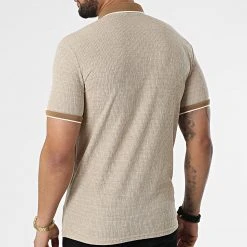 Coupon 👏 Polo A Manches Courtes 1246 Beige de Classic Series 👏 -HautStyle Boutique classic series 309267 ERS 1246 VIZON 20220317T153210 04