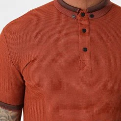 Remise ❤️ Polo A Manches Courtes 1070 Rouge Brique de Classic Series 🎉 -HautStyle Boutique classic series 309285 ERS 1070 KIREMIT 20220317T154213 02