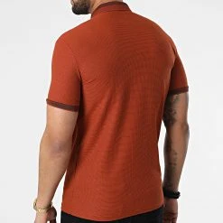 Remise ❤️ Polo A Manches Courtes 1070 Rouge Brique de Classic Series 🎉 -HautStyle Boutique classic series 309285 ERS 1070 KIREMIT 20220317T154216 04