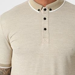 Bon marché ❤️ Polo A Manches Courtes 1713 Beige de Classic Series ❤️ -HautStyle Boutique classic series 309294 ERS 1713 SUTLU 20220317T152954 02