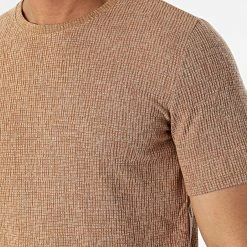 Remise 😀 Tee Shirt 1258 Camel Chiné de Classic Series ⌛ -HautStyle Boutique classic series 309321 ERS 1258 TABA 20220317T154901 02