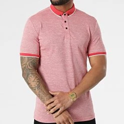 Tout neuf ✨ Polo A Manches Courtes 1713 Rouge Chiné de Classic Series ✨ 8 Tout neuf ✨ Polo A Manches Courtes 1713 Rouge Chiné de Classic Series ✨ -HautStyle Boutique classic series 309325 ERS 1713 KIRMIZ 20220317T153306 03