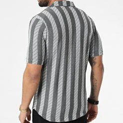 Meilleure vente ✔️ Chemise A Manches Courtes 1661 Gris Anthracite Chiné de Classic Series 🎉 -HautStyle Boutique classic series 309339 ERS 1661 ANTRASIT 20220317T154236 04