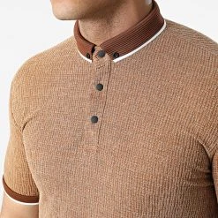 Tout neuf 😀 Polo A Manches Courtes 1246 Camel de Classic Series 🎉 -HautStyle Boutique classic series 309346 ERS 1246 TABAC 20220408T121955 02