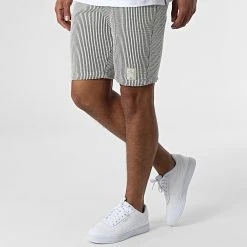 Promo ⌛ Ensemble Tee 🎁 Shirt Et Short Jogging 1240 Blanc de Classic Series 👍 -HautStyle Boutique classic series 309377 ERS 1240 SIYAH 20220324T161416 05