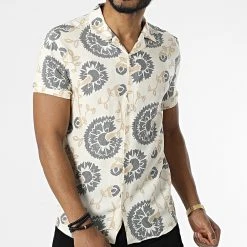 Vente flash ⭐ Chemise Manches Courtes 1400 Beige de Classic Series 🥰 -HautStyle Boutique classic series 309393 ERS 1400 4 20220322T143825 03