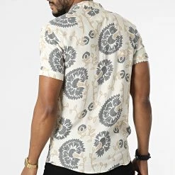 Vente flash ⭐ Chemise Manches Courtes 1400 Beige de Classic Series 🥰 -HautStyle Boutique classic series 309393 ERS 1400 4 20220322T143827 04