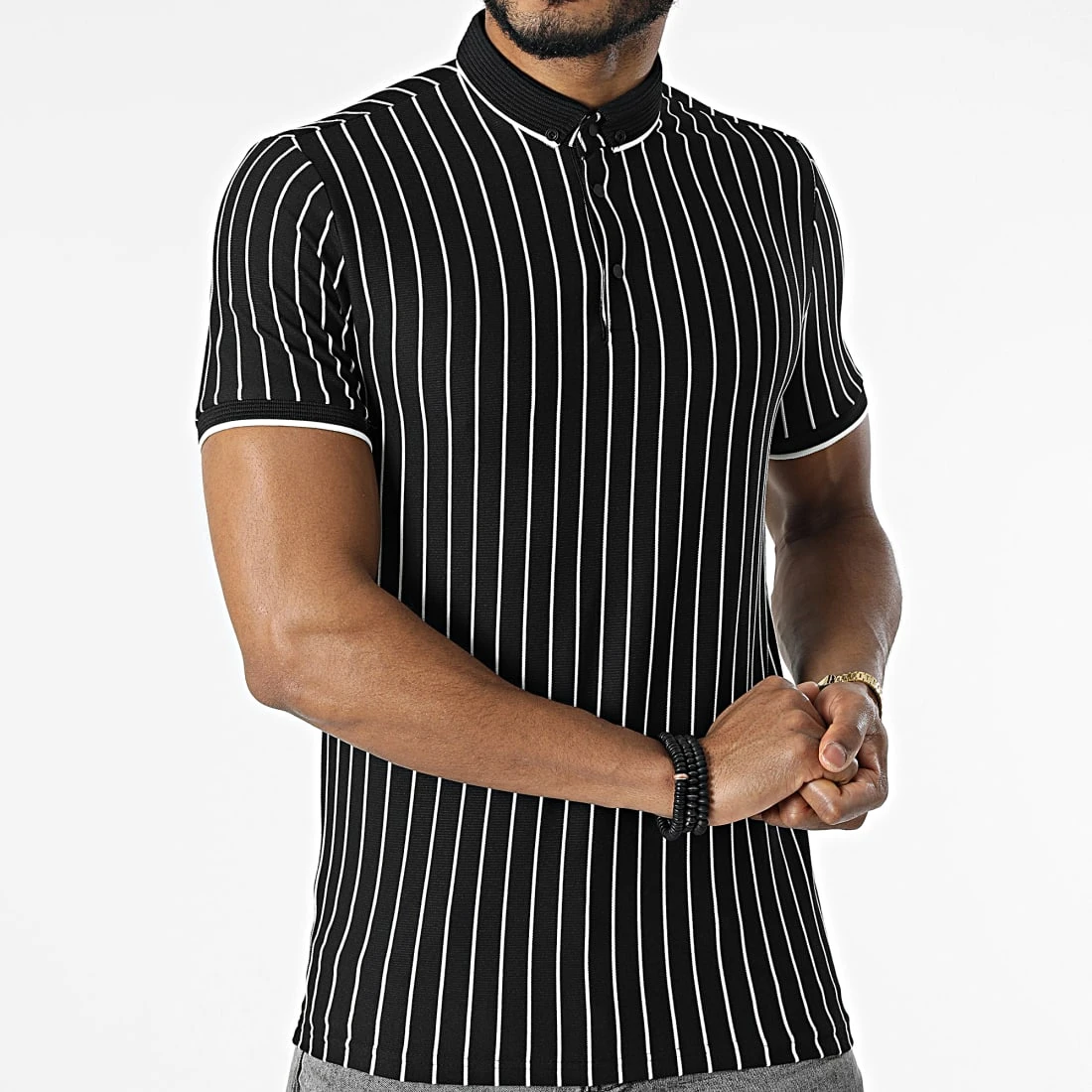 Bon marché 😍 Polo Manches Courtes 1778 Noir de Classic Series 🧨 5 Bon marché 😍 Polo Manches Courtes 1778 Noir de Classic Series 🧨 – Image 3