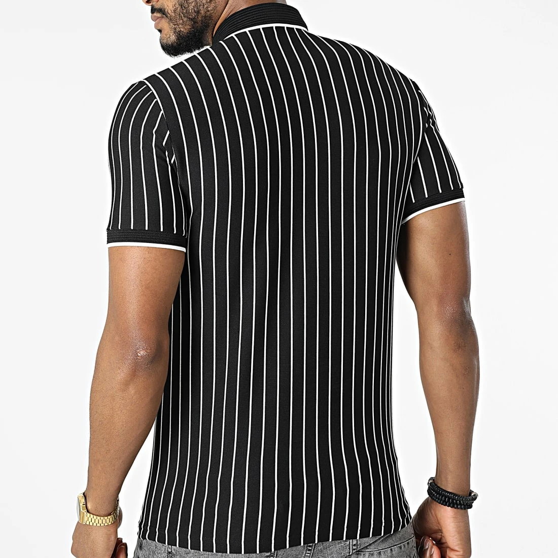 Bon marché 😍 Polo Manches Courtes 1778 Noir de Classic Series 🧨 6 Bon marché 😍 Polo Manches Courtes 1778 Noir de Classic Series 🧨 – Image 4