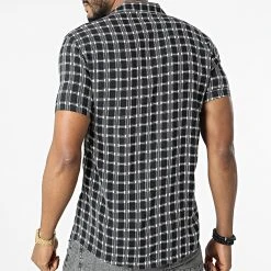 Meilleure vente ❤️ Chemise Manches Courtes 1400 Noir de Classic Series 😀 -HautStyle Boutique classic series 309561 ERS 1400 97 20220322T144619 04