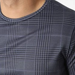 Le moins cher ⌛ Ensemble Tee Shirt Et Short Jogging CH10 Bleu Marine de Classic Series 🎁 -HautStyle Boutique classic series 309583 CH010 BLACK 20220318T161821 03