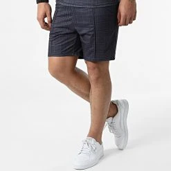 Le moins cher ⌛ Ensemble Tee Shirt Et Short Jogging CH10 Bleu Marine de Classic Series 🎁 -HautStyle Boutique classic series 309583 CH010 BLACK 20220318T161824 05