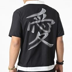 Le moins cher ⭐ Ensemble Chemise Manches Courtes Et Short CH003 Noir Floral de Classic Series 🔔 -HautStyle Boutique classic series 309586 CH003 BLACK 20220318T161835 04