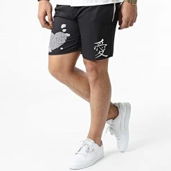 Le moins cher ⭐ Ensemble Chemise Manches Courtes Et Short CH003 Noir Floral de Classic Series 🔔 -HautStyle Boutique classic series 309586 CH003 BLACK 20220318T161837 05