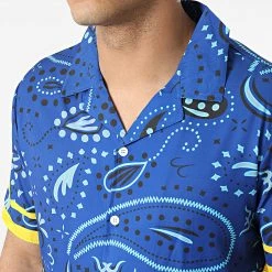 Nouveau 💯 Ensemble Chemise Manches Courtes Et Short CH002 Bleu Marine de Classic Series ⌛ -HautStyle Boutique classic series 309589 CH002 DKBLUE 20220318T161854 02