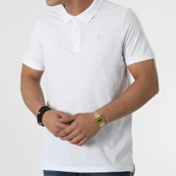 Bon marché ⭐ Polo Manches Courtes H17012 Blanc de Classic Series ✨ -HautStyle Boutique classic series 309734 H17012Z21279A 22000 20220408T110934 03