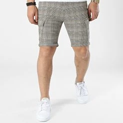 De gros ✨ Short A Carreaux H60032 Marron de Classic Series 🛒 -HautStyle Boutique classic series 309776 H60032Z62357KA 21300 20220408T110230 03