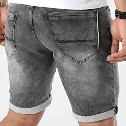 Vente flash 🧨 Short Jean H13240Y61636KG37 Gris de Classic Series ⌛ -HautStyle Boutique classic series 309813 H13240Y61636KG37 23000 20220322T141120 04