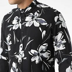 Tout neuf 🧨 Chemise Manches Longues G-9034 Noir de Classic Series ✔️ -HautStyle Boutique classic series 310578 G 9034 BLACK BLUE 20220329T162511 02