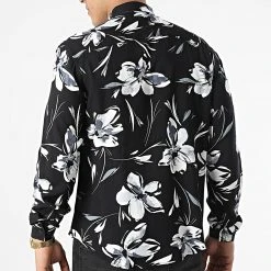 Tout neuf 🧨 Chemise Manches Longues G-9034 Noir de Classic Series ✔️ -HautStyle Boutique classic series 310578 G 9034 BLACK BLUE 20220329T162513 04