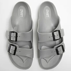 Budget ✔️ Claquettes HM3026 Gris de Classic Series 🎁 9 Budget ✔️ Claquettes HM3026 Gris de Classic Series 🎁 -HautStyle Boutique classic series 312058 HM3026 GREY 20220408T160605 04