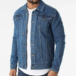 Meilleure affaire 🥰 Veste Jean DP3000 Bleu Denim de Classic Series 🔔 -HautStyle Boutique classic series 313780 DP3000 MID BLUE 20220421T150109 03