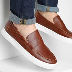 Acheter 🧨 Mocassins 478 Marron de Classic Series ⌛